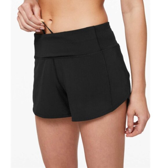 Lululemon Speed Up Short Long *4" Updated Fit Black - Picture 1 of 15
